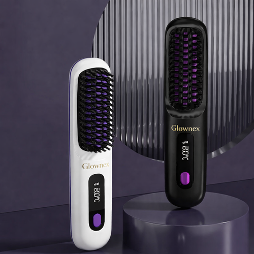 2 In 1 Hair Straightener & Curler Comb