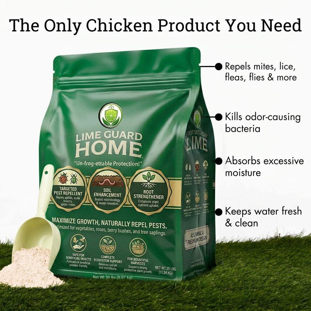 LimeGuardHome First Saturday Lime 20LB | Powerful Natural Bug Barrier for Yard & Garden