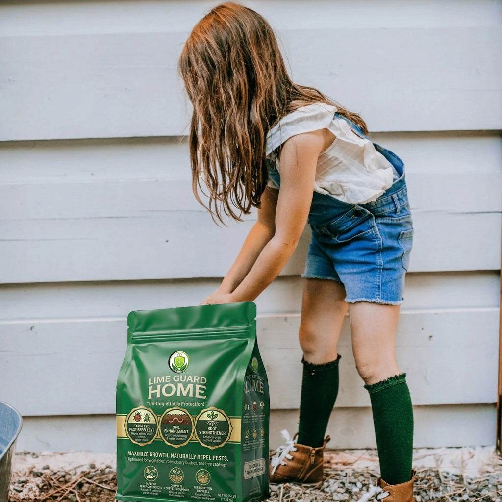 LimeGuardHome First Saturday Lime 20LB | Powerful Natural Bug Barrier for Yard & Garden